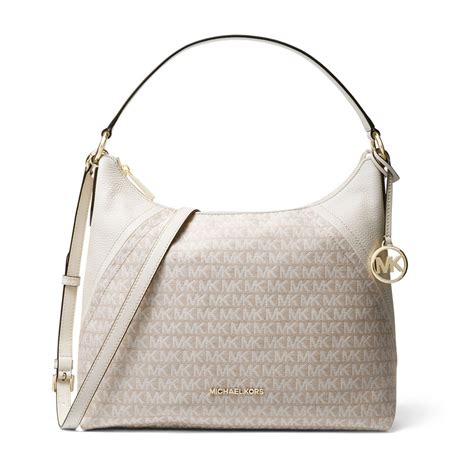 michael kors aria handbag|aria large signature shoulder bag.